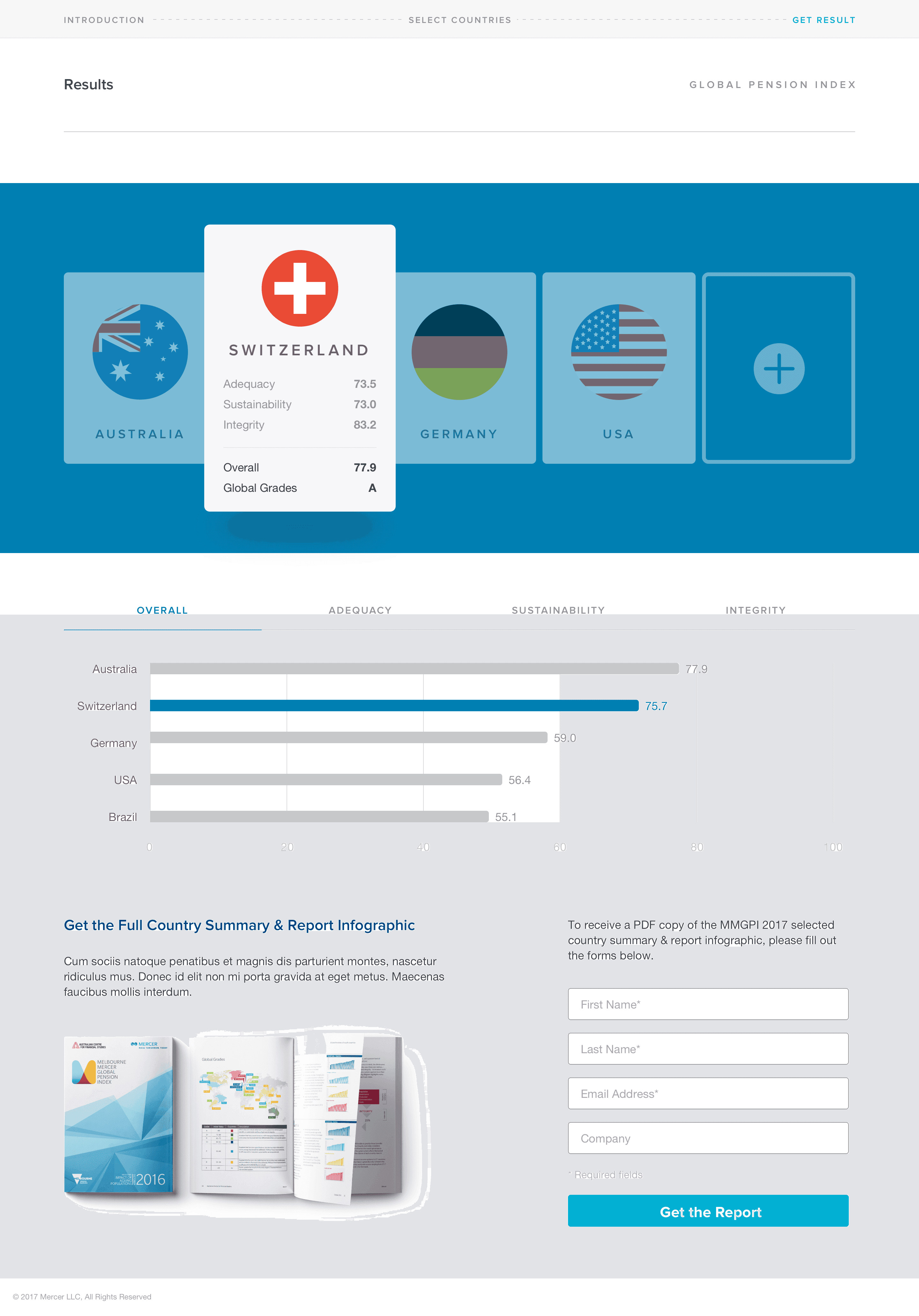 Result page