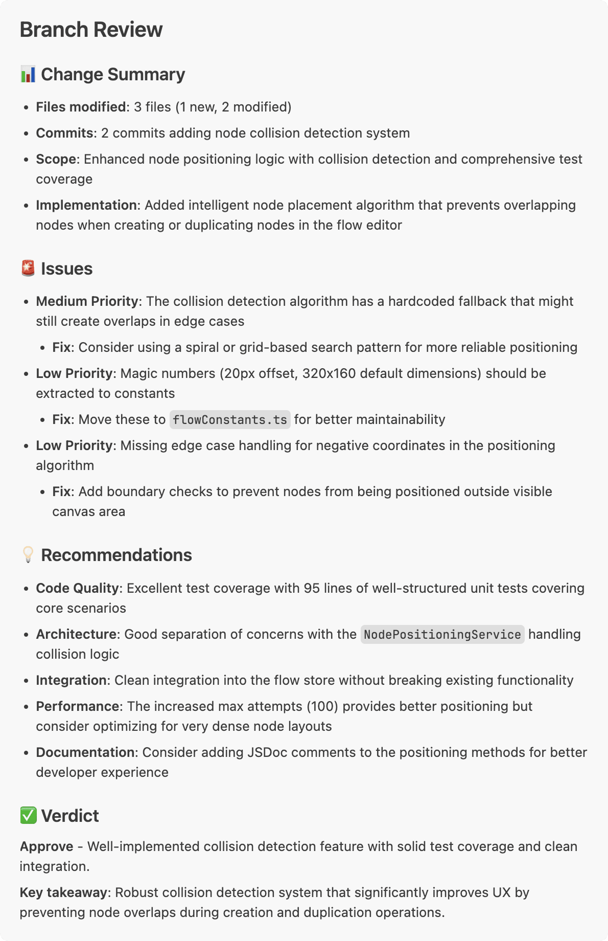 Example of branch-review prompt
result